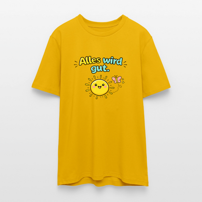 Alles wird gut. T-Shirt - Spektralgelb