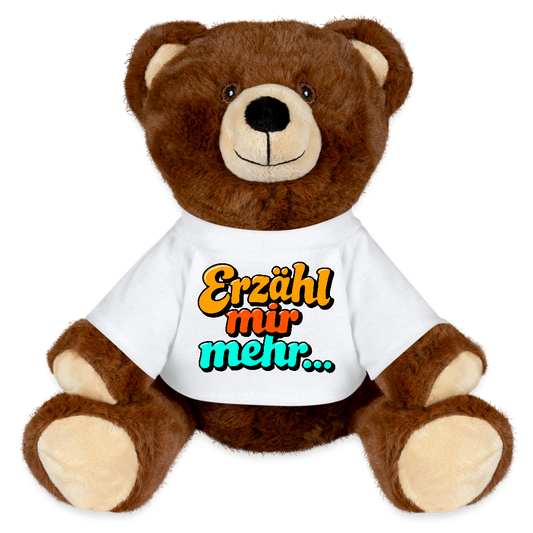 Kuscheltier: Bär braun - Erzähl mir mehr... - Weiß