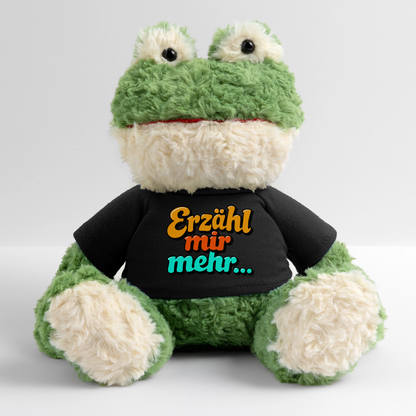 Kuscheltier: Frosch - Erzähl mir mehr - Schwarz