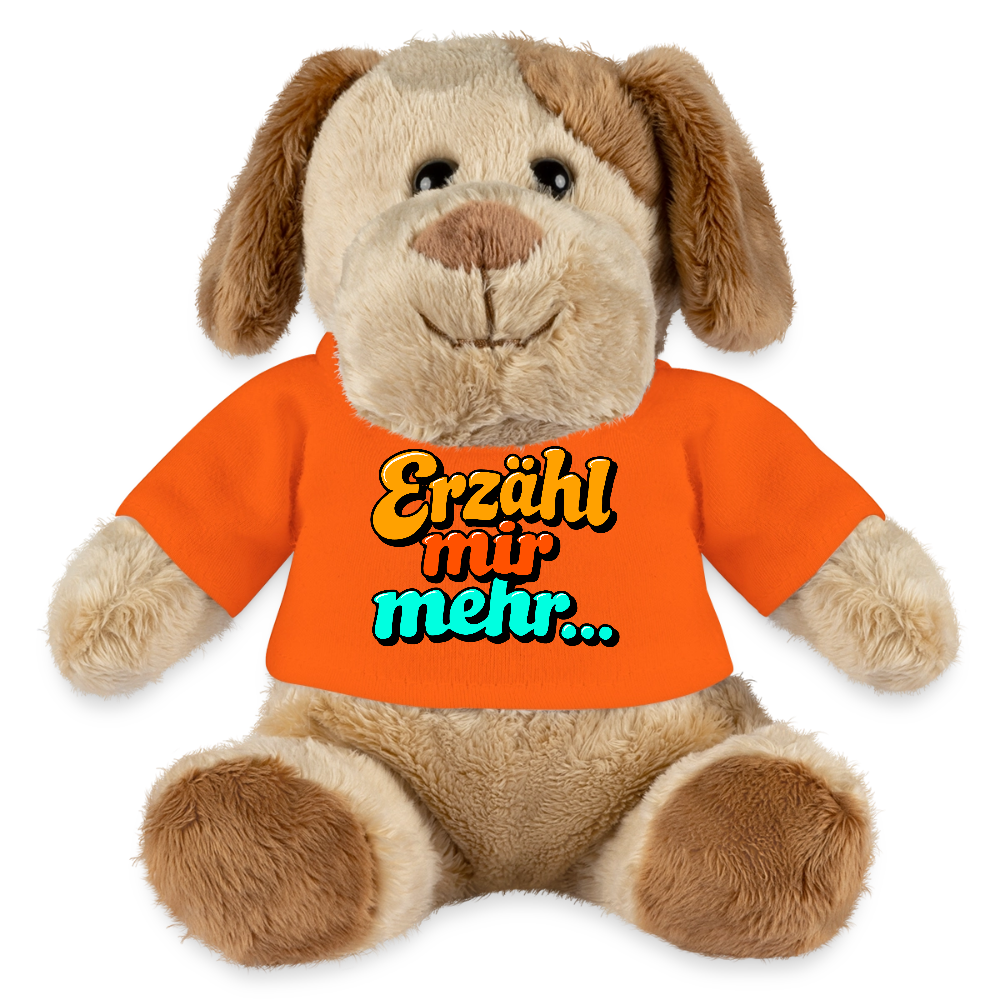 Kuscheltier: Hund - Erzähl mir mehr... - Goldorange