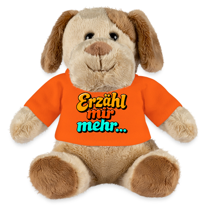 Kuscheltier: Hund - Erzähl mir mehr... - Goldorange
