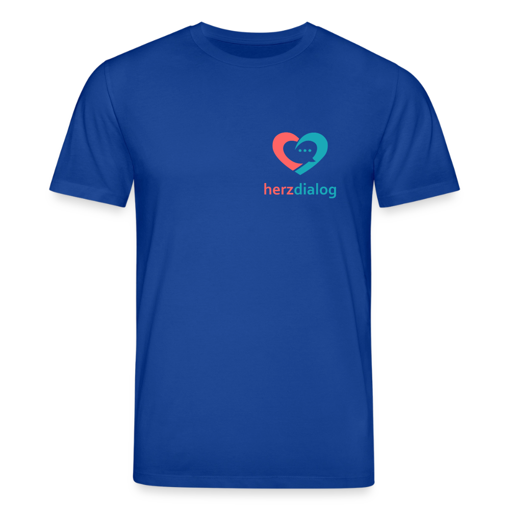 Herzdialog | Unisex Bio-T-Shirt - Dunkelblau