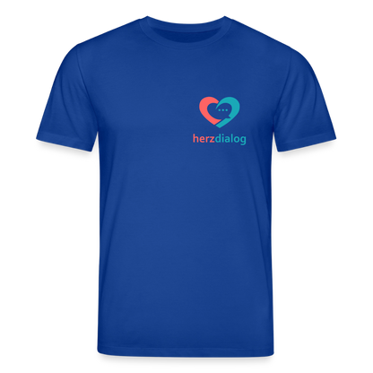 Herzdialog | Unisex Bio-T-Shirt - Dunkelblau