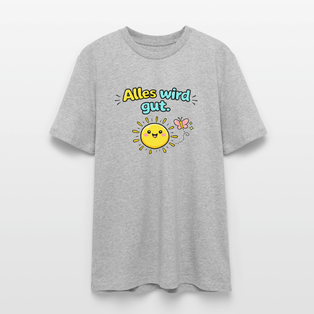 Alles wird gut. T-Shirt - Grau meliert