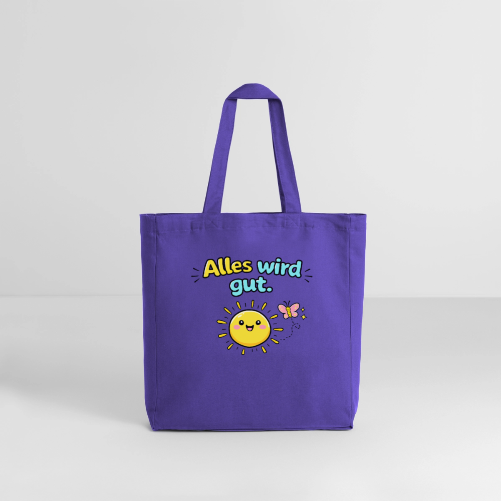 Tasche: Alles wird gut - Purple Love 