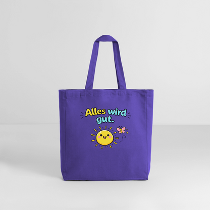 Tasche: Alles wird gut - Purple Love 