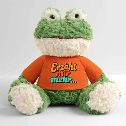 Kuscheltier: Frosch - Erzähl mir mehr - Goldorange