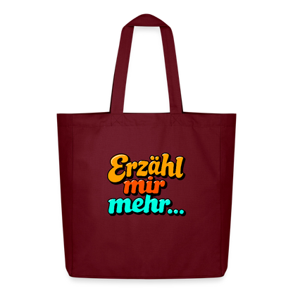 Tasche: Erzähl mir mehr... - Burgunderrot