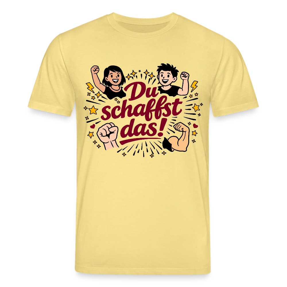 T-Shirt: Du schafst das! - Gelb Viva 