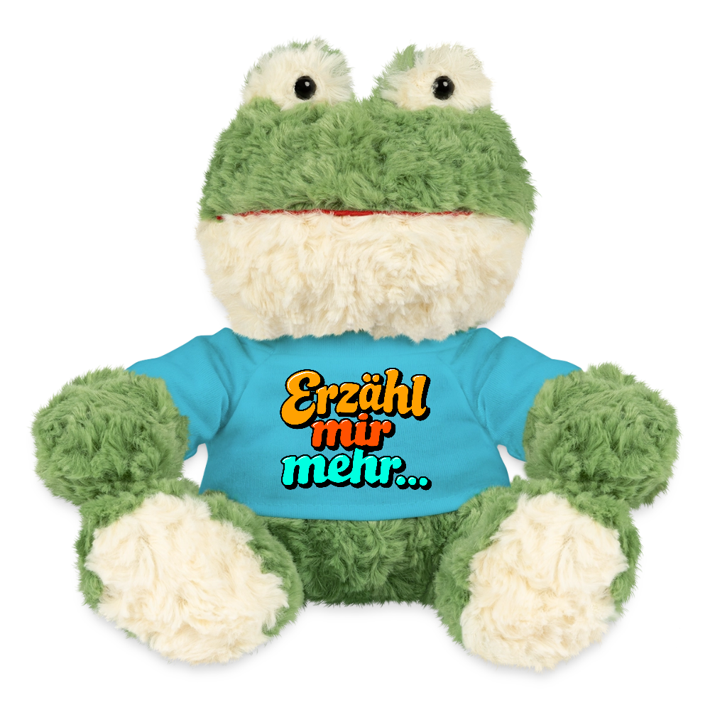 Kuscheltier: Frosch - Erzähl mir mehr - Atollblau