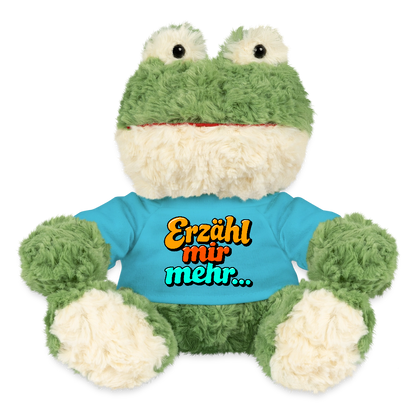Kuscheltier: Frosch - Erzähl mir mehr - Atollblau