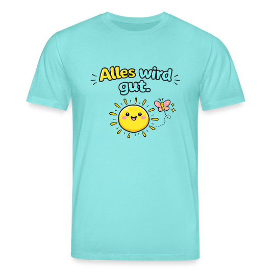 Alles wird gut. T-Shirt - Poolblau