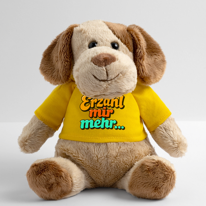 Kuscheltier: Hund - Erzähl mir mehr... - Sonnengelb