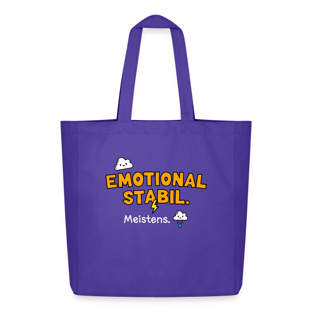Tasche: Emotional stabil. - Purple Love 