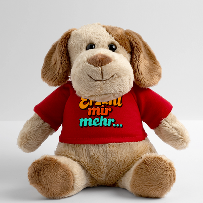 Kuscheltier: Hund - Erzähl mir mehr... - Rot
