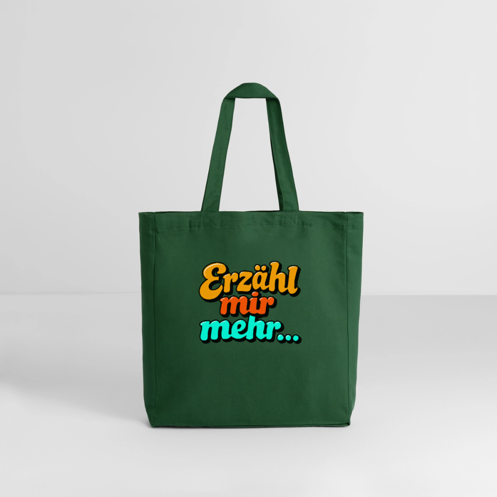Tasche: Erzähl mir mehr... - Flaschengrün