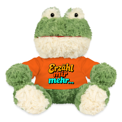 Kuscheltier: Frosch - Erzähl mir mehr - Goldorange