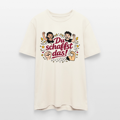 T-Shirt: Du schafst das! - Naturweiß 