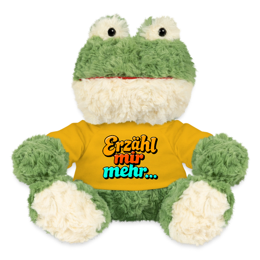 Kuscheltier: Frosch - Erzähl mir mehr - Sonnengelb