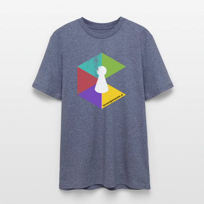 T-Shirt: Beratungsimpulse Logo - rough - Dunkelblau meliert