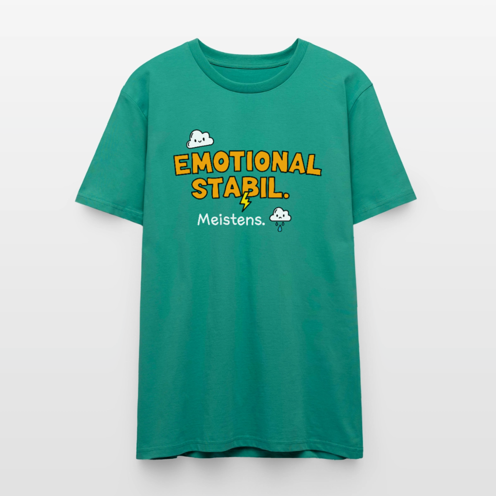 Emotional Stabil - T-Shirt - Blaugrün