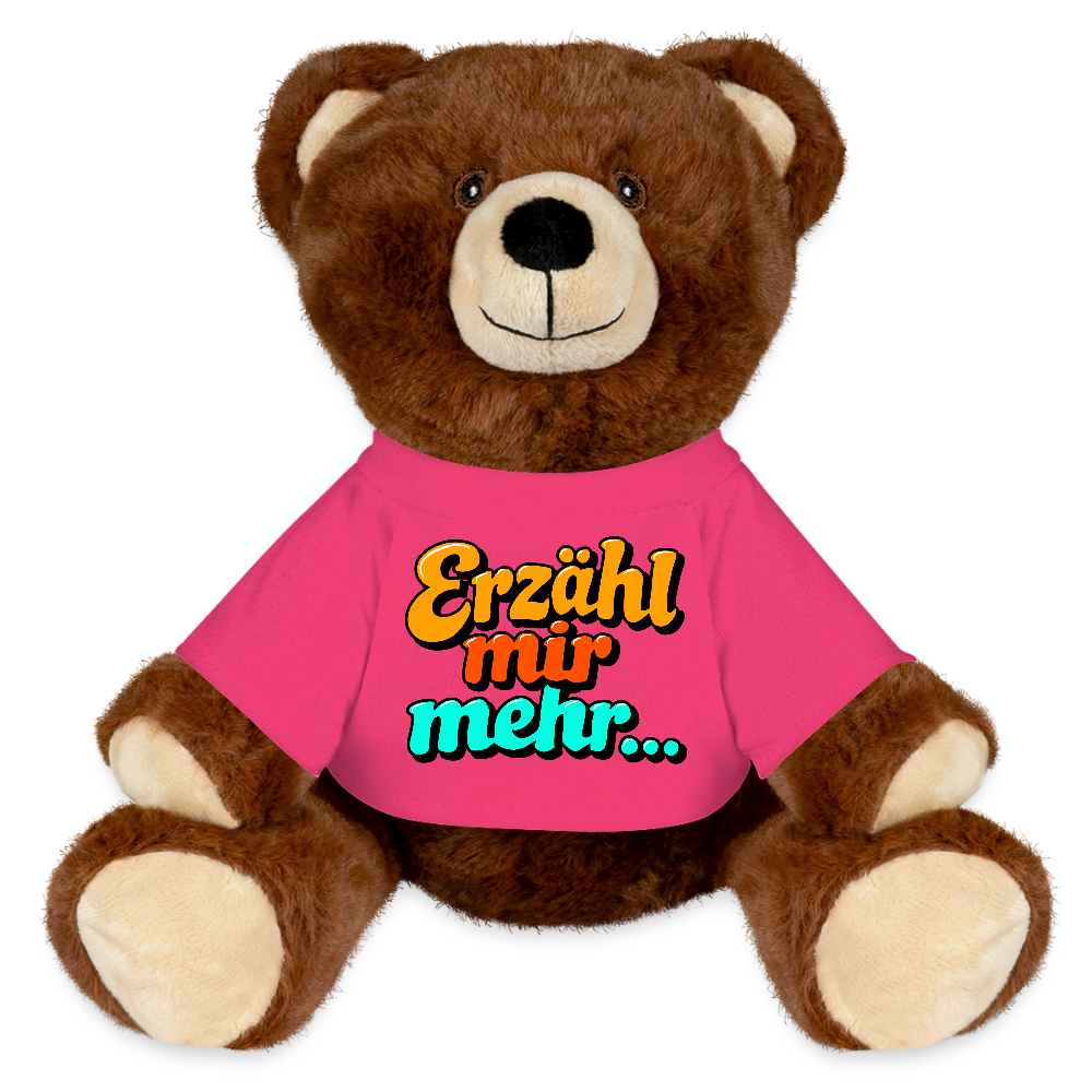 Kuscheltier: Bär braun - Erzähl mir mehr... - Pink