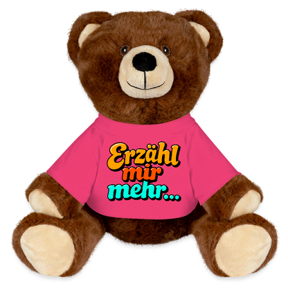 Kuscheltier: Bär braun - Erzähl mir mehr... - Pink