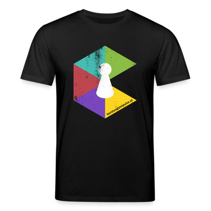 T-Shirt: Beratungsimpulse Logo - rough - Schwarz