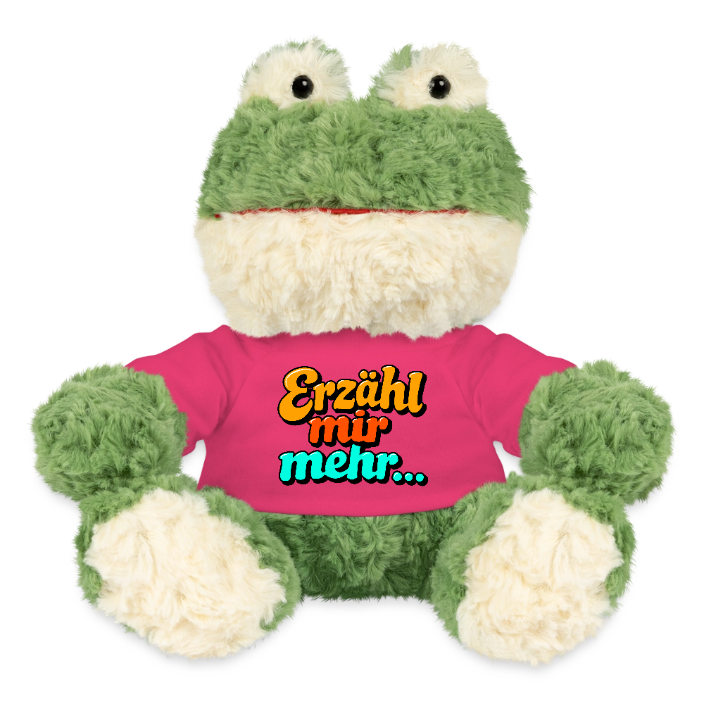 Kuscheltier: Frosch - Erzähl mir mehr - Pink
