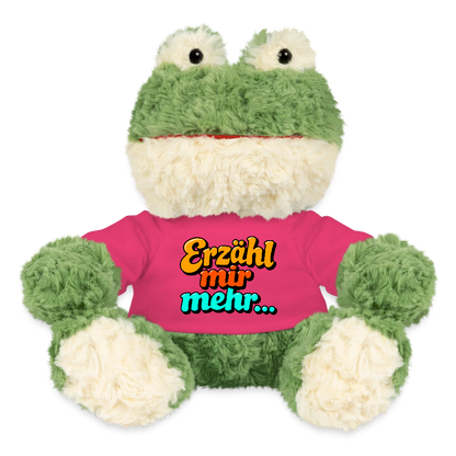 Kuscheltier: Frosch - Erzähl mir mehr - Pink