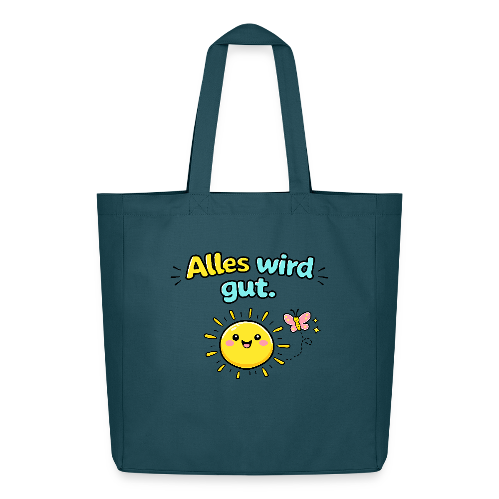 Tasche: Alles wird gut - Dunkles Petrol