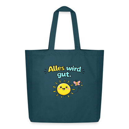 Tasche: Alles wird gut - Dunkles Petrol