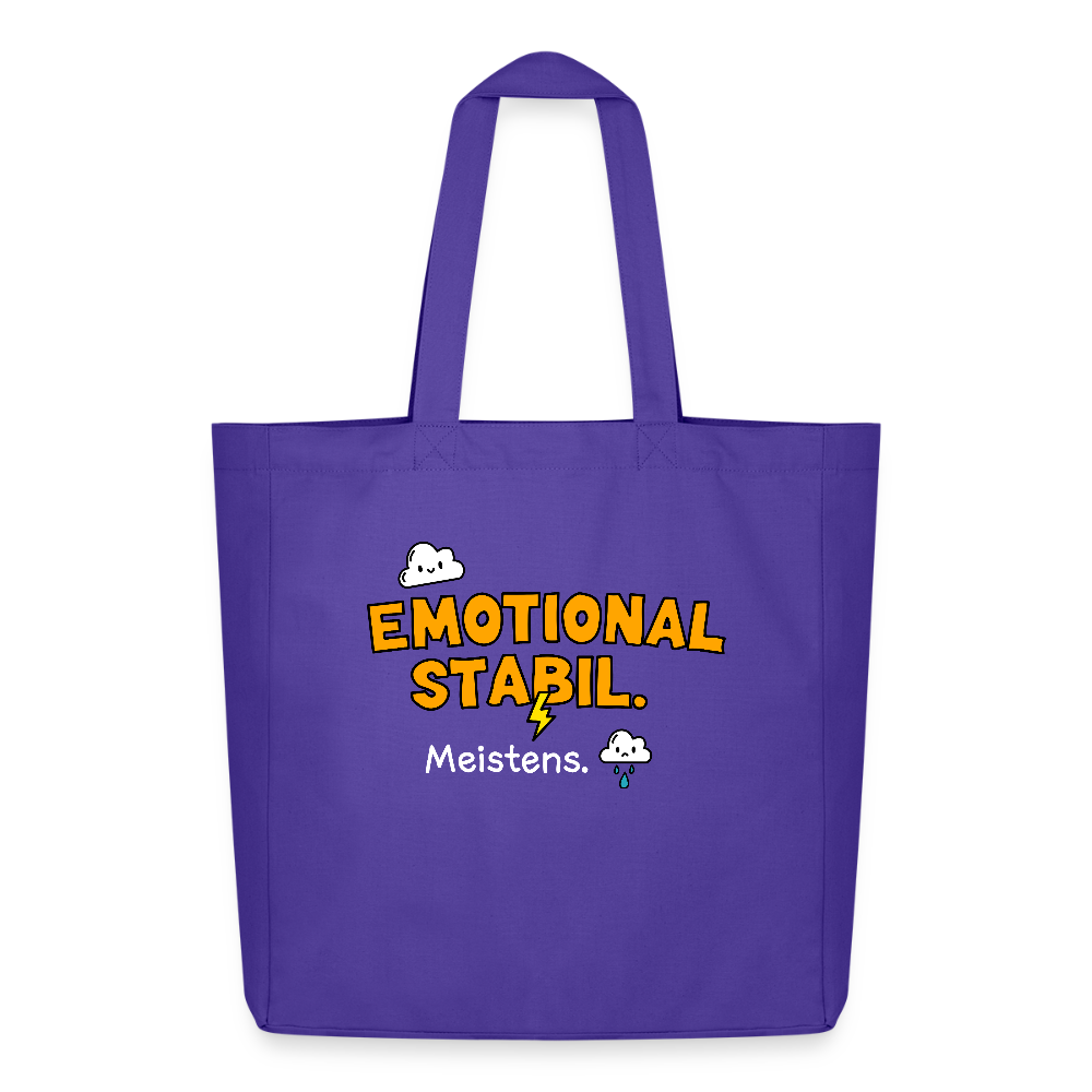 Tasche: Emotional stabil. - Purple Love 