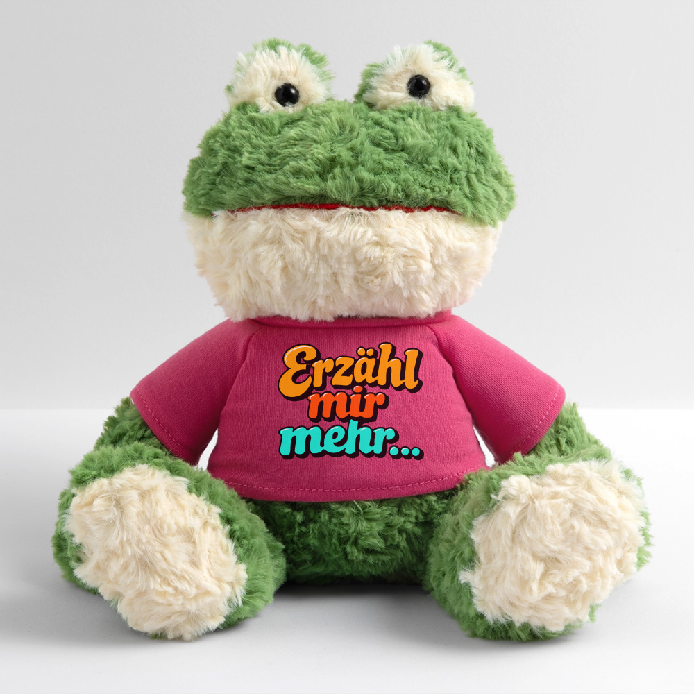 Kuscheltier: Frosch - Erzähl mir mehr - Pink