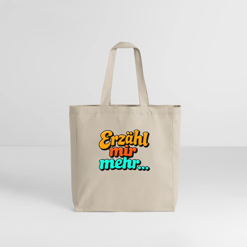 Tasche: Erzähl mir mehr... - Cremebeige