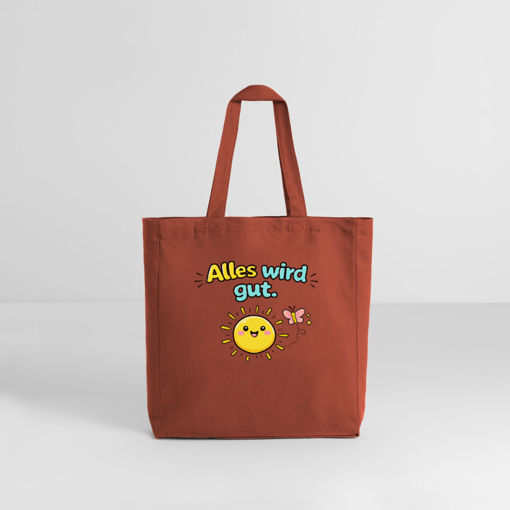Tasche: Alles wird gut - Terrakotta
