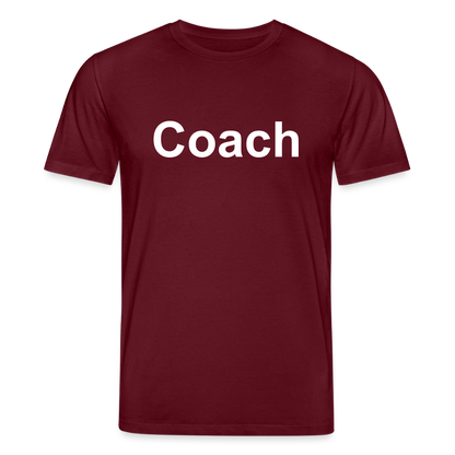 T-Shirt: Coach - Burgunderrot