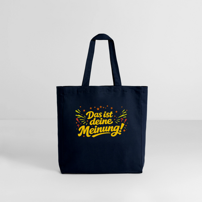 Tasche: Das ist deine Meinung! - Navy