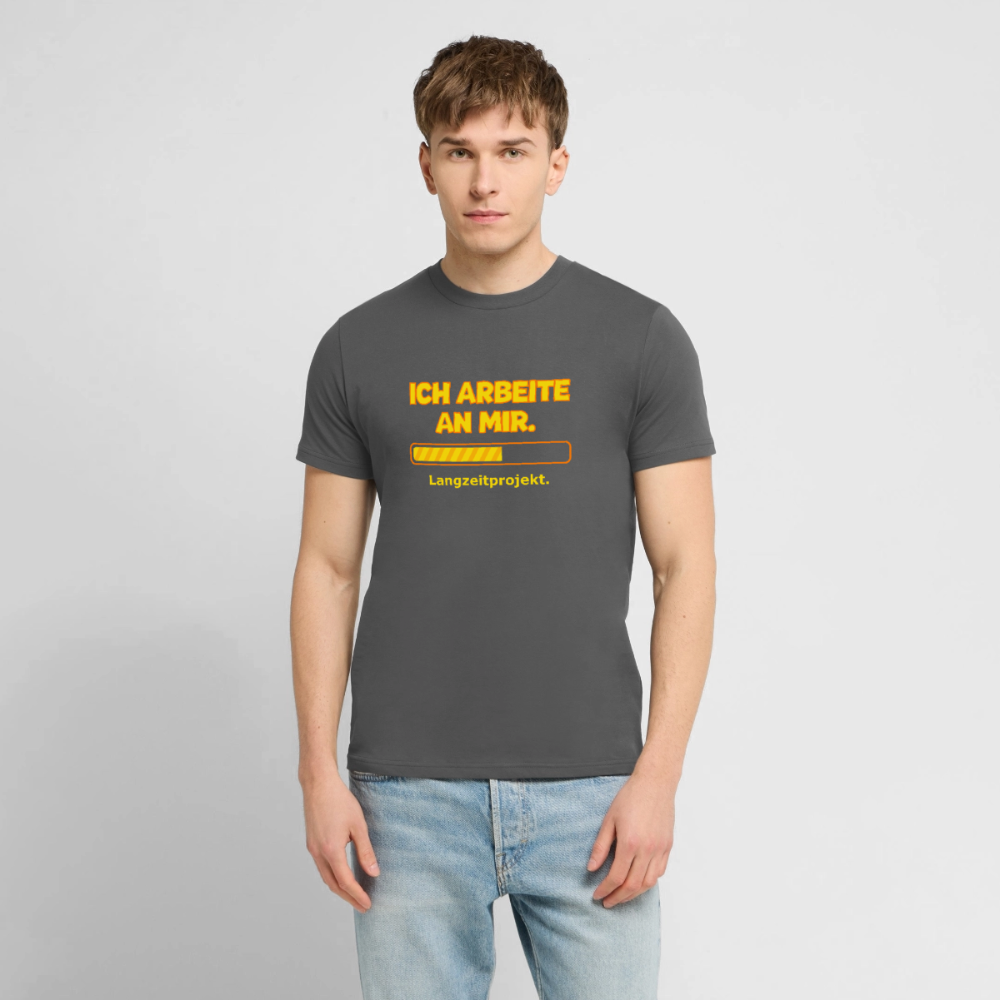 Ich arbeite an mir. T-Shirt - Anthrazit