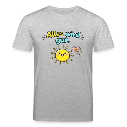 Alles wird gut. T-Shirt - Grau meliert