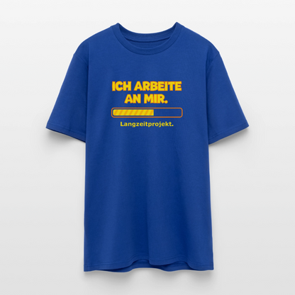 Ich arbeite an mir. T-Shirt - Dunkelblau