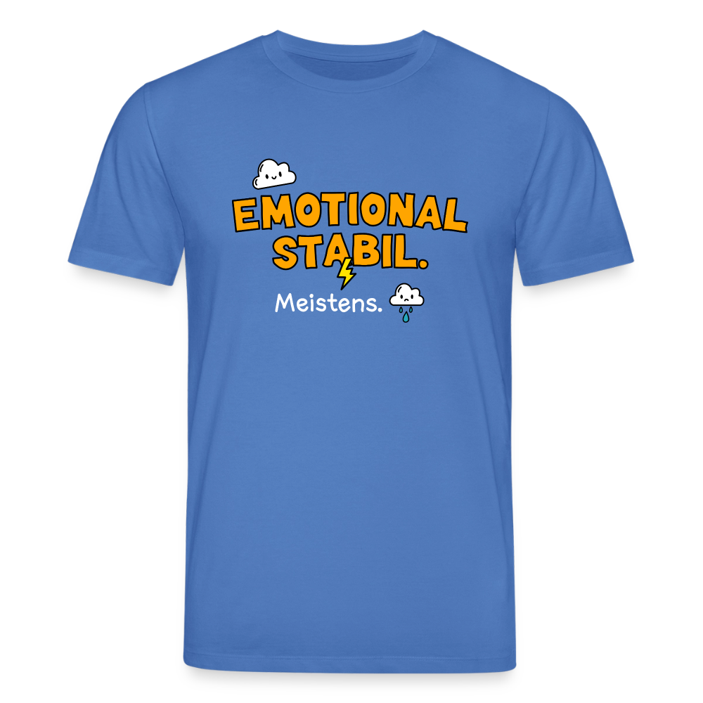 T-Shirt: Emotional stabil - Achtsames Blau