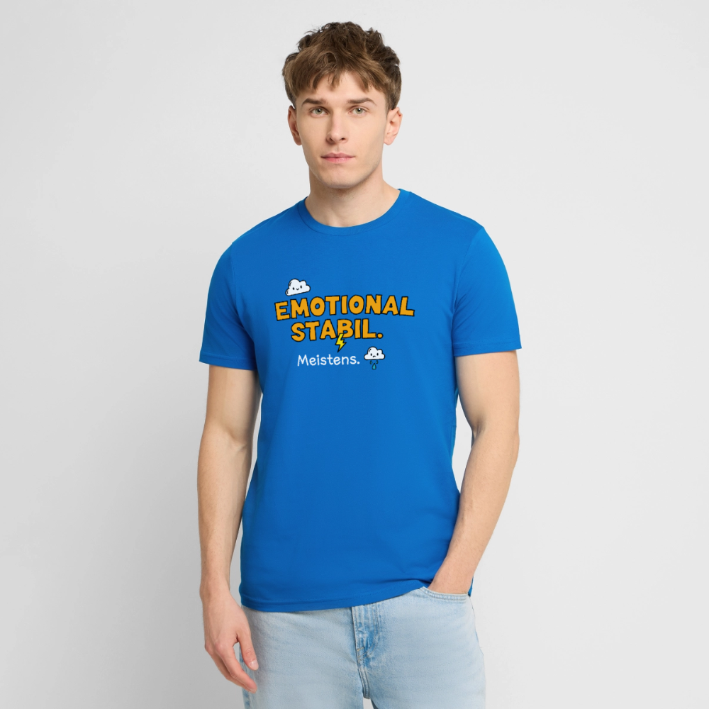 Emotional Stabil - T-Shirt - Pfauenblau