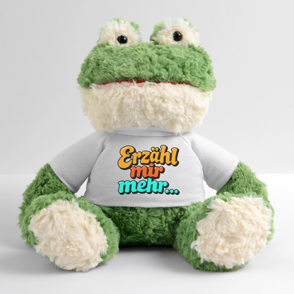 Kuscheltier: Frosch - Erzähl mir mehr - Weiß