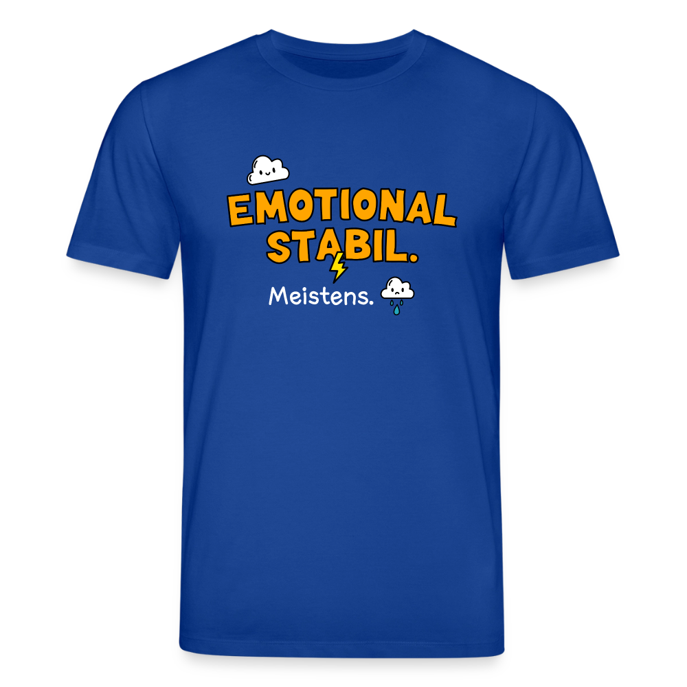 T-Shirt: Emotional stabil - Dunkelblau