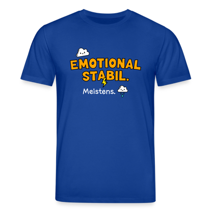 T-Shirt: Emotional stabil - Dunkelblau