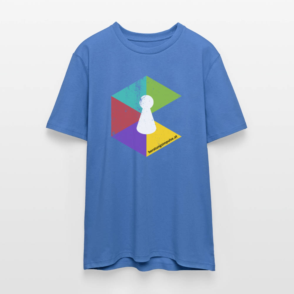 T-Shirt: Beratungsimpulse Logo - rough - Achtsames Blau