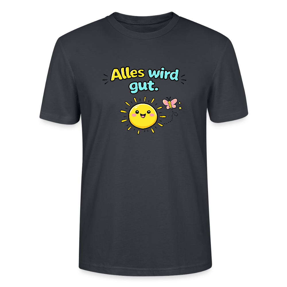 Alles wird gut. T-Shirt - Dunkles Graublau