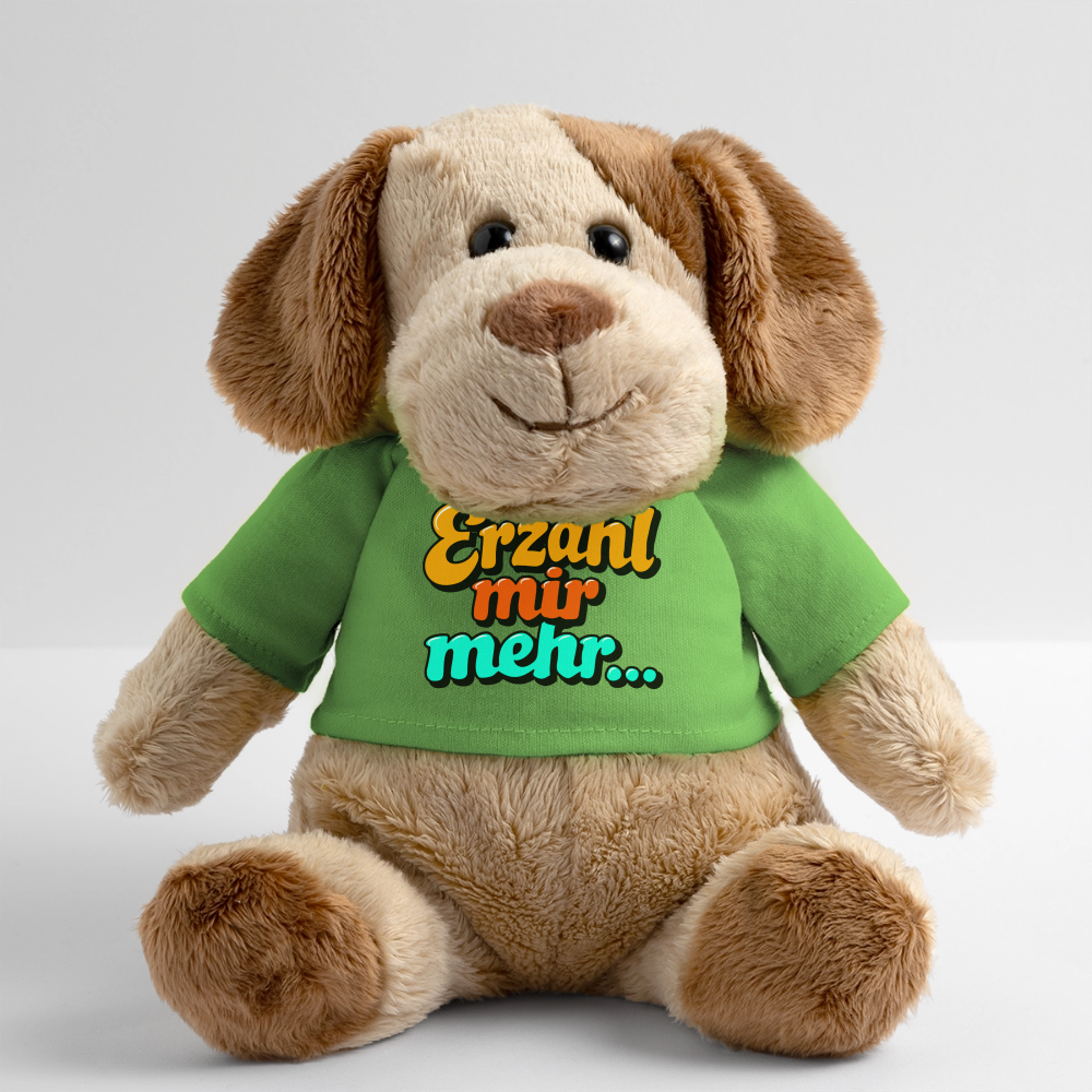 Kuscheltier: Hund - Erzähl mir mehr... - Hellgrün