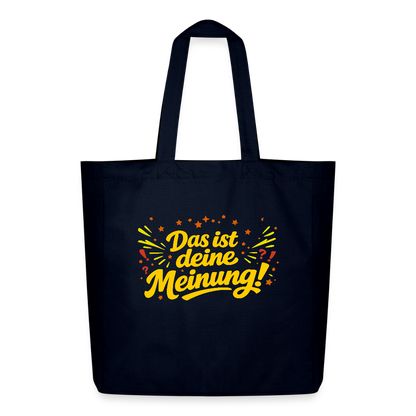 Tasche: Das ist deine Meinung! - Navy